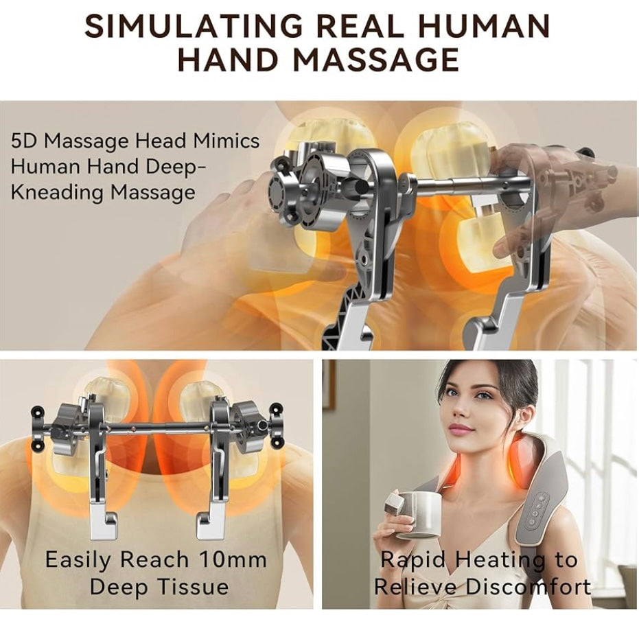 Electric Neck and Shoulder Pain Relief Massager